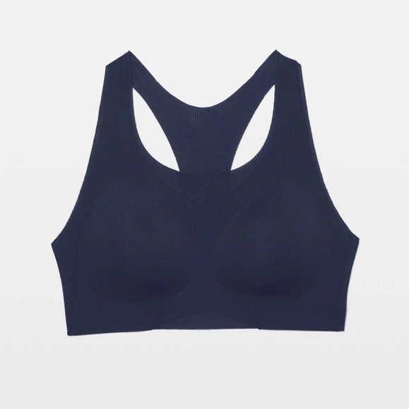 Soma Navy Sport Racerback Seamless Bra Sz L - Picture 9 of 9